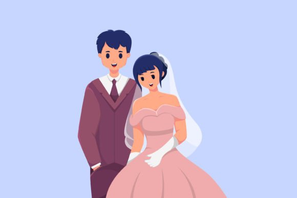 Bringing Stories to Life with Couple Wedding Illustrations