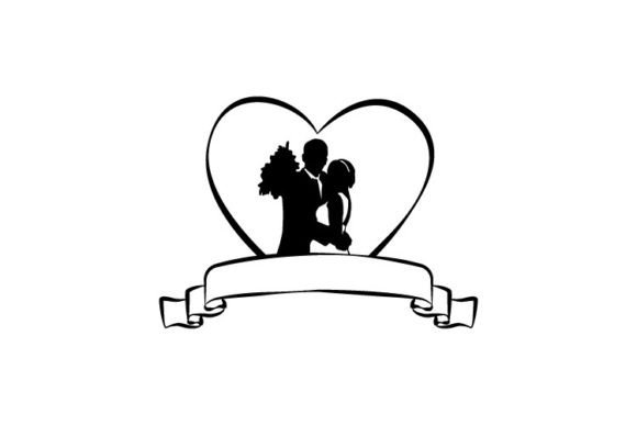 Celebrate Love with the Perfect Wedding Silhouette Banner