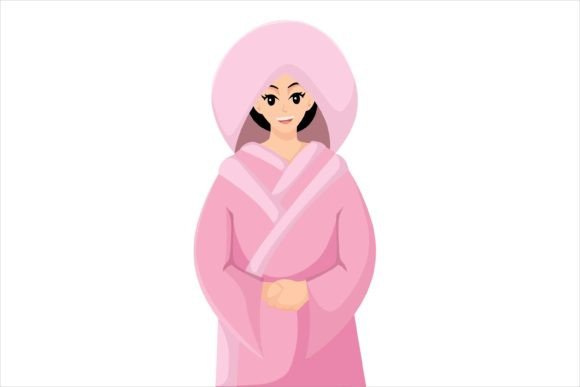 Charming Bride Wedding Character Illustration for Your Designs