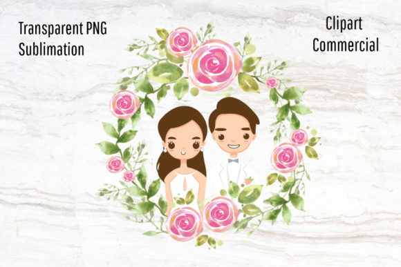 Designing Forever: The Wedding Sublimation Design, Happy Couple Collection