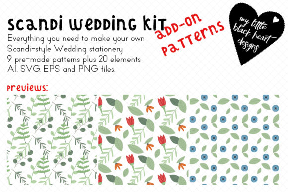 Scandi-Wedding Addon Patterns & Elements: A Designer's Toolkit
