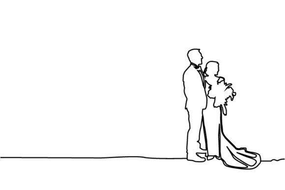 The Timeless Appeal of Abstract Line Art for Wedding Designs