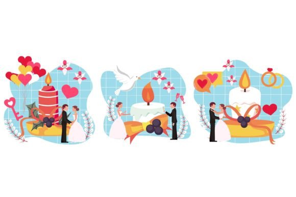 Wedding Flat Bundle Design Illustration: A Complete Guide