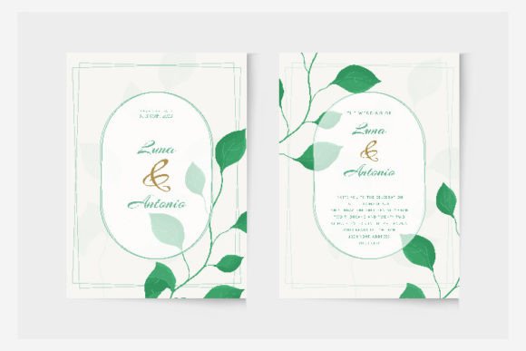 Wedding Watercolor Invitation Template: A Designer's Dream for Elegant Nuptials