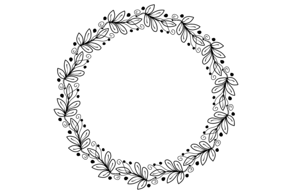 Wedding Wreath 15: A Ready-to-Use SVG for Your Creative Vision